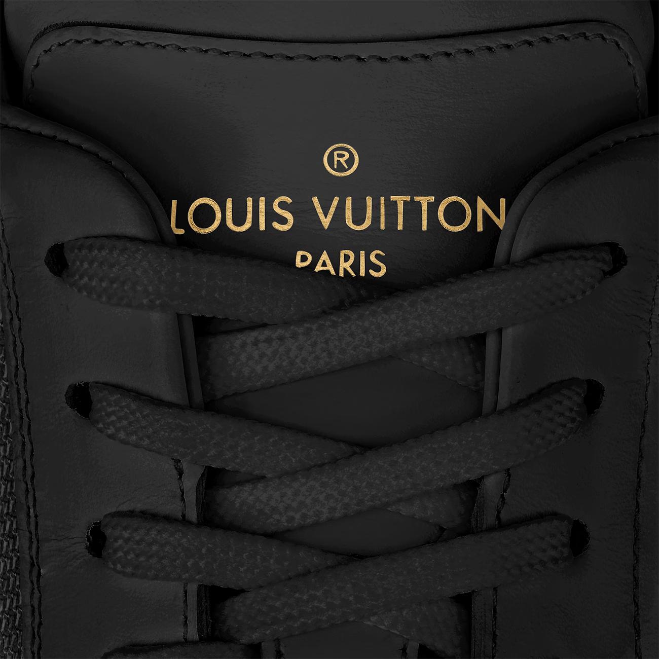 Giày Louis Vuitton Thể Thao Run Away Nam Đen Nâu